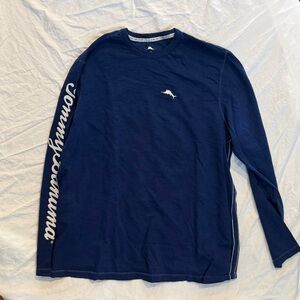 Tommy Bahama Men's Navy Long Sleeve Tee